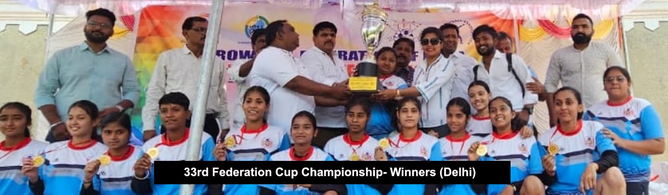Delhi women's team winner at 33rd Federation Cup throwball championship held at Shiridi , Maharashtra  2024